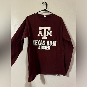TEXAS A&M AGGIES LONG SLEEVE SPIRIT SHIRT